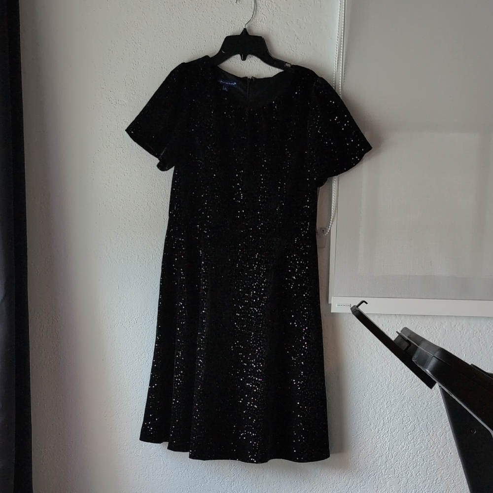 Elegant Black Sequin Dress